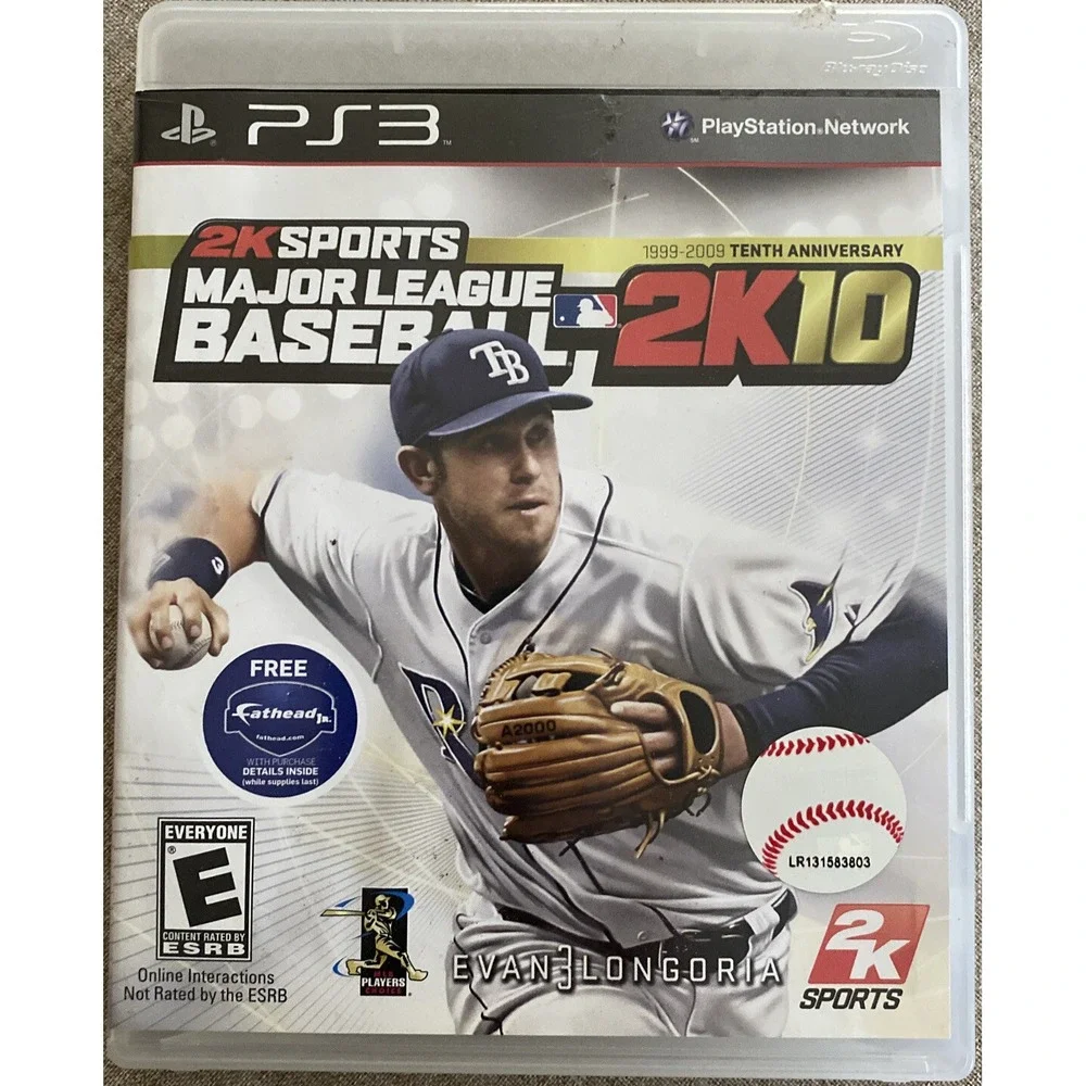 Major League Baseball‎ 2K10 Playstation 3 Game Complete Case With Manual